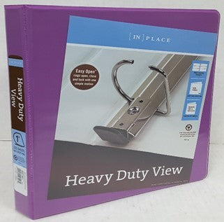 1'' STDR VIEW BINDER- PURPLE