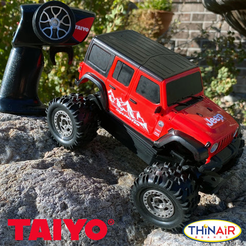Taiyo Thin Air 7540 RC Jeep Rubicon Unlimited (Red)